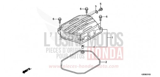 CYLINDER HEAD COVER CRF125FBH de 2017